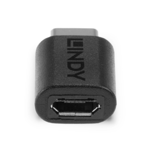 Adaptateur changeur de genre de câble USB-C Micro-B Noir