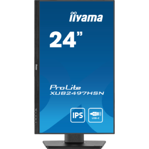 Ecran 24'' Ultra mince Noir IPS 1920x1080 100Hz 1ms HDMI DP USB-C
