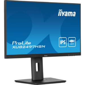 Ecran 24'' Ultra mince Noir IPS 1920x1080 100Hz 1ms HDMI DP USB-C