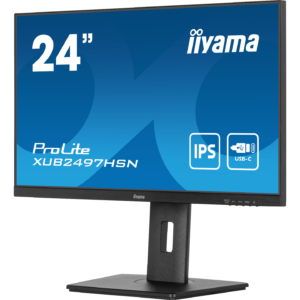 Ecran 24'' Ultra mince Noir IPS 1920x1080 100Hz 1ms HDMI DP USB-C