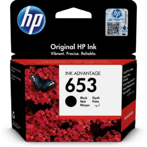 Cartouche d'encre Noir HP 653 Rendement standard