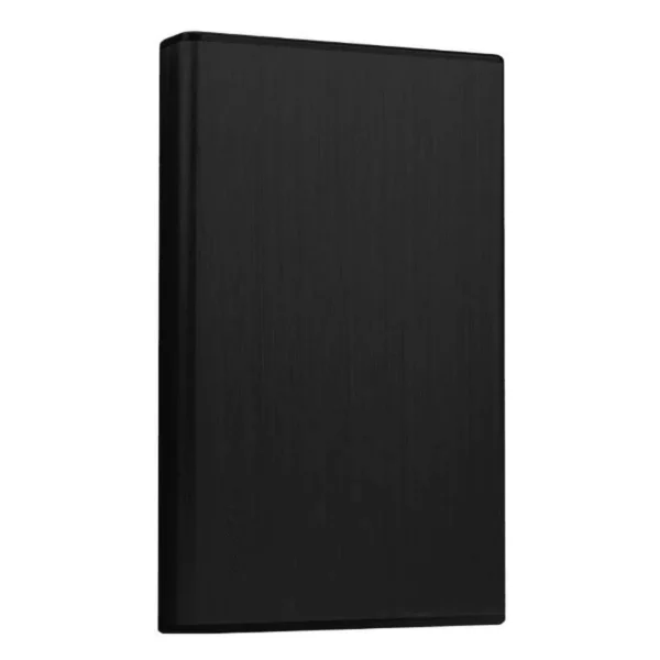 Boîtier disque externe 2.5″ USB 3.0 SATA – alu brossé Noir,