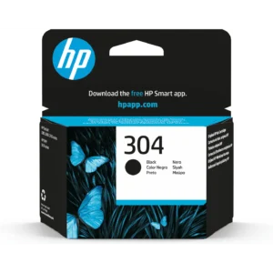 Cartouche d’encre noire authentique HP 304 Rendement standard