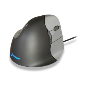 Souris Laser Filaire 2600 DPI USB-Type A Vertical pour Droitier