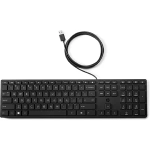 Clavier USB filaire plat AZERTY,  noir