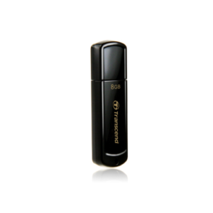 Clé USB JetFlash 350 8 Go USB 2.0 Type-A Noire