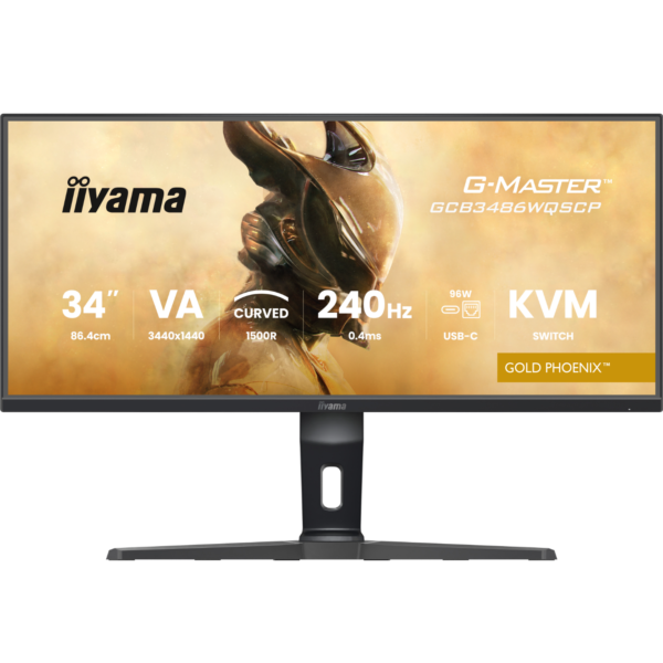 Ecran incurvé 34″ 0.4ms G-Master 3440×1440 240Hz