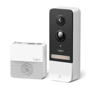 Sonnette Vidéo Connectée sur batterie + Hub carillon 2K 5MP 512Go