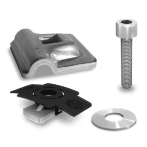 Serre-câble pour la fixation de câble parafoudre de diamètre 8 mm