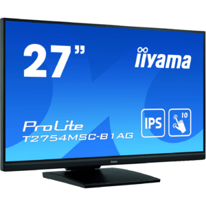 Ecran Tactile 27" PCAP IPS 10 points 4ms FullHD VGA HDMI HPs2x2W
