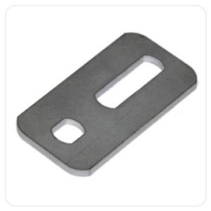 Plaque de fixation 2 trous inox
