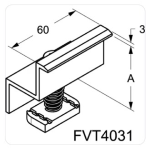Mâchoire Aluminium latérale prémontée