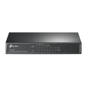 Switch Réseau 8 ports Gigabit RJ45 dont 4 PoE 802,3af 53W