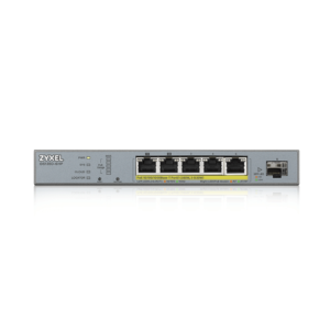 Switch manageable Vidéo-Surveillance 5 ports PoE 1 port SFP