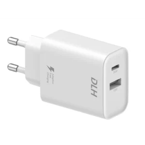 Chargeur pour Smartphone, Tablette rapide 1x USB-C 20W & 1x USB-A 12W