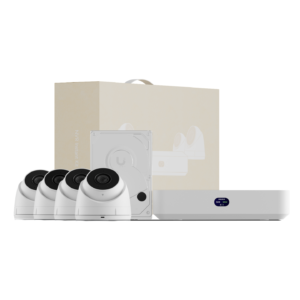 Kit de vidéo-surveillance avec fil NVR 1To POE intégré avec 4 caméras