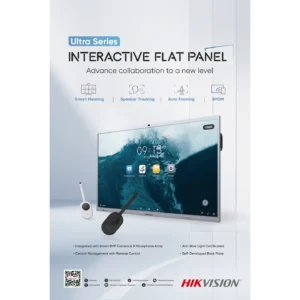 Ecran 75'' 4K Interactif  50pts 480cd/m2 Visioconférence intégrée 8MP