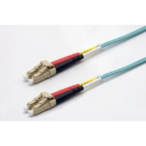 Jarr. zip 2,0mm OM3 50/125 LC-UPC/LC-UPC LSZH aqua 2m