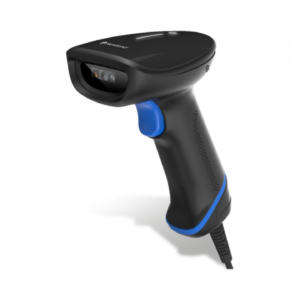 Lecteur de code barre portable 1D/2D sur port USB 2.0 CMOS Noir
