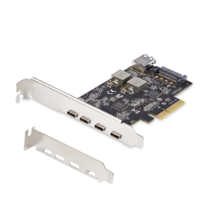 Carte contrôleur PCI Express avec 5 Ports, USB Type-C 3.2