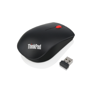 Souris ThinkRed Essential, laser, 3 boutons sans fil - 2.4 GHz - USB