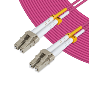 Jarretière fibre optique LC-LC Multimode Duplex OM4 Erica 120 mètres