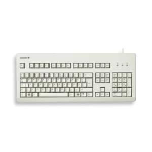 Clavier mécanique filaire Français, gris clair, USB/PS2 AZERTY