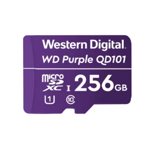 Carte Mémoire WD Purple SC QD101, 256 Go,MicroSDXC, Classe 10