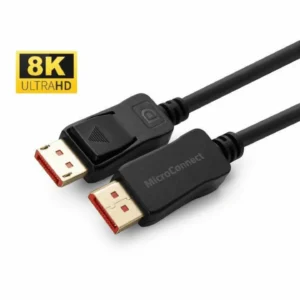 Cordon DisplayPort 1.4 8K@60Hz mâle/mâle 2 mètres