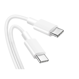 Cable USB-C vers USB-C 1m 3.25A 65W max blanc