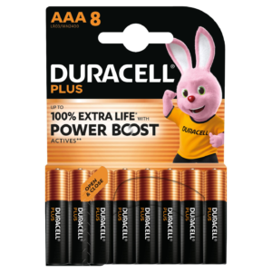 Pile Alcaline POWER BOOST 100% AAA LR03, 1.5V - 8 pièces