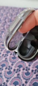 Coque transparente pour Galaxy Buds3 et Buds3 Pro