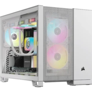 Boîtier PC 2500D AIRFLOW Micro ATX Dual Chamber - Blanc