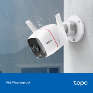 Caméra de sécurité IP Tapo C310, Extérieure, 3MP, Avec fil &sans