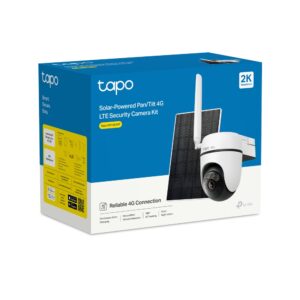 Kit caméra de sécurité IP Tapo C615G 360° 3MP 4GLTE + panneau solaire