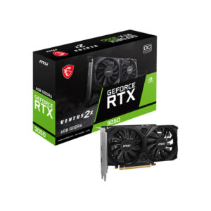 Carte graphique VENTUS GeForce RTX 3050 2X E 6G OC NVIDIA 6 Go GDDR6