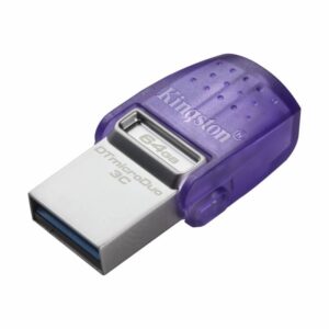 Clé 256 Go USB 3.2 Type-A / USB 3.2 Type-C DataTraveler microDuo 3C