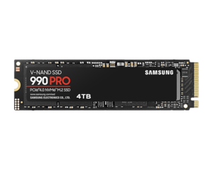 SSD SERIE 990 PRO + dissipateur M.2 4To 2280 PCIe 4.0 x4 NVMe