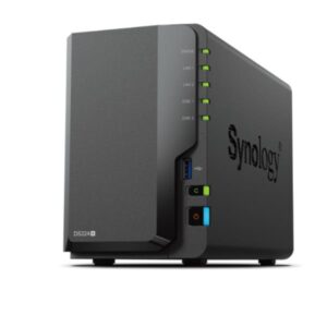 Nas DS225+ 2 Bay NAS Bureau Intel® Celeron® J4125 2 Go DDR4 DSM Noir