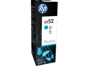 Bouteille d'encre GT52 pour HP Smart Tank, 70 ml, 8000 pages, Cyan