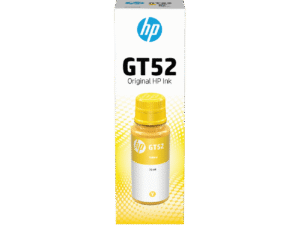 Bouteille d'encre GT52 pour HP Smart Tank, 70 ml, 8000 pages, Jaune