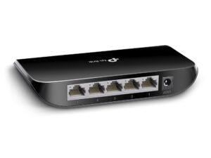 Switch réseau 5 ports Gigabit non administrable, non POE, Qos
