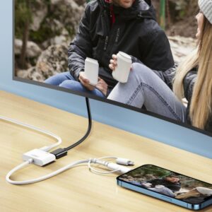 Hub 4 Ports USB 3.0 Connecteurs USB-C & A 5Gbps 0,15 mètre