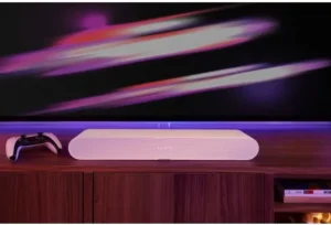 Barre de Son Ray, Blanc,  entrée Toslink Avec fil  & WiFi 4