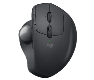 Souris Trackball RF Sans Fil Bluetooth USB-A pour Droitier