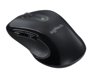 Souris Laser RF Sans Fil & Bluetooth Rechargeable Ambidextre Noire