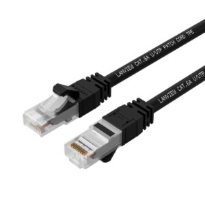 Cordon réseau Noir Catégorie 6A UTP 15 mètres LSZH SmartClick