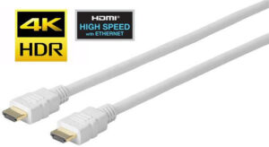 Cordon PRO HDMI 2.0 Type A 4K@60Hz Blanc - 5 mètres
