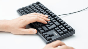 Mini Clavier Rétroéclairé USB AZERTY Français Noir