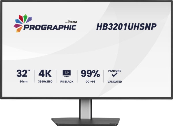 Ecran Prographic 32″ Ultra mince IPS 16:9 3840×2160 60Hz 450cd/m  4m